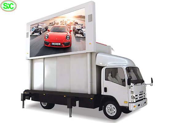 Goede prijs Van de waterdichte Mobiele Vrachtwagen LEIDENE het het Voertuigscherm P3.91 Vertoningshuur met Smd-Lamp online