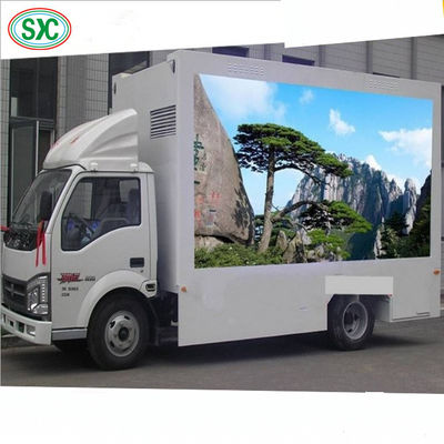 Goede prijs P4 Hoge helderheid Mobiele truck LED -display 1R1G1B Tube Chip Iron/Steel Case online
