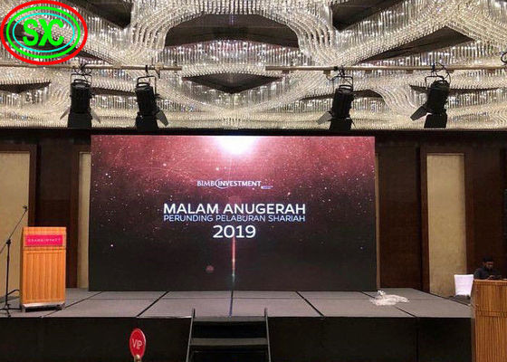 Flexible Full Color Stage Background Led Screen P3.91 Videowand voor reclame binnen