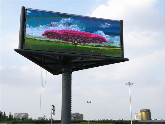 Goede prijs P6 Buiten Solid Full Color Steel Cabinet LED Signage Onderhoud online