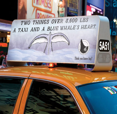 Waterdicht LED-bordbeeld voor auto's Buiten Volkleurig Taxi-Dakenscherm Dubbelzijdig