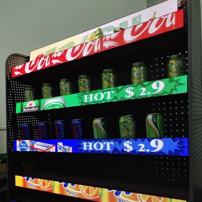 Goede prijs Nieuw item Kleine Pixel Pitch COB Plankscherm P1.87 Gebruikt in supermarkt / clubs / winkel Indoor Plankstrip LED-bord online