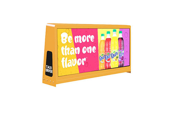 Waterdichte Auto LEIDENE Tekenvertoning, de Openlucht Volledige van het het Dakscherm van de Kleurentaxi Dubbele Kant