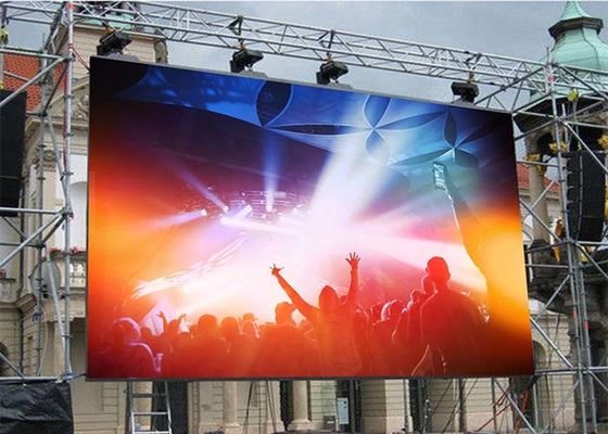 Goede prijs Hoog vernieuwingspercentage P3.91 500*1000mm Waterdicht Buiten Led-schermen Video Muurscherm Voor Evenement online
