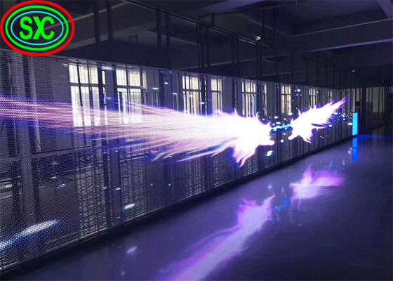 Goede prijs Full Color Indoor SMD1921 Transparent Led Video Wall transparant led scherm display transparant led scherm online