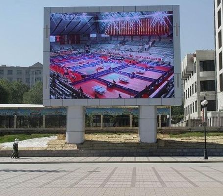 Goede prijs Van het Openlucht LEIDENE van SMD2727 P8 LEIDEN van de de Kolominstallatie Reclamescherm Videovertoningsaanplakbord online