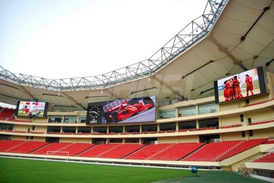 Goede prijs Perimeter led display P5 P10 met aluminium kast voetbalstadion led scherm buiten voor reclame online