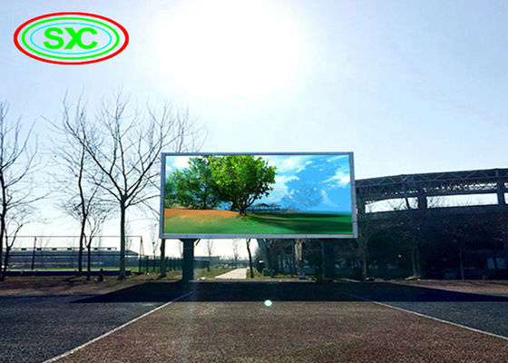 Goede prijs P10 van de LEIDENE Energie het Scherm de Openlucht Videomuur - besparings Hoge helderheid die geleide vertoning adverteren online