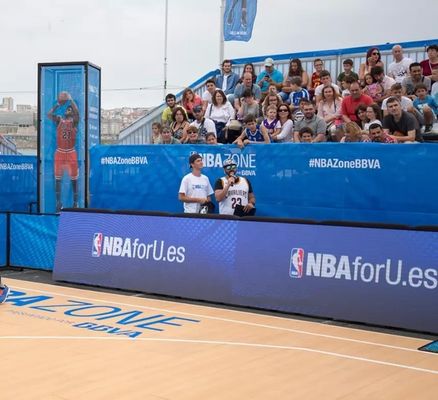 van het de Kleurenstadion van 5000nits P8 Openlucht Volledige de Perimeter LEIDENE Vertoning