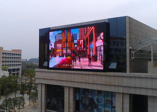 Goede prijs De reclame van van de LEIDENE LEIDENE de Schermen het Openluchtp8 volledige kleur smd3535 videovertoningsscherm die 1024x1024mm ijzerkabinet adverteren online