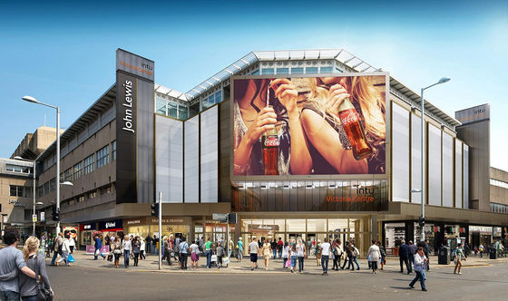 De hoge Video volledige de kleur van de Definitie Openluchtp5 Hd Super Dunne Geleide Vertoning openlucht reclame leidde vertoning