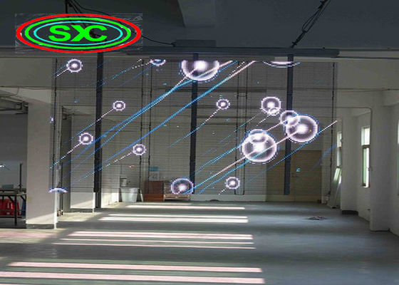 Goede prijs Het volledige Kleuren4500nits SMD2020 Transparante LEIDENE Scherm P3.91 online