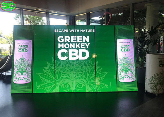 Vloerstaande reclame-ledschermen