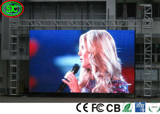 FCC IECEE 6000cd 40000 dots/m² 1R1G1B Stage Led-schermen full colour led-display