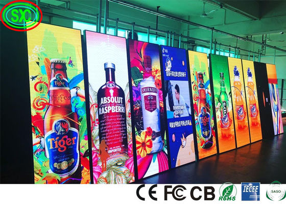 P2p2.5 1200cd/sqm 122880pixels het LEIDENE Affichescherm SMD2121