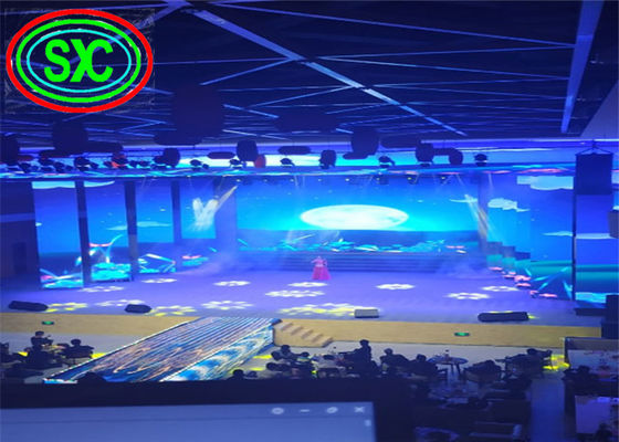 Goede prijs Waterdichte RGB de Huur LEIDENE van SMD1921 P3.91 Videomuur 40W online