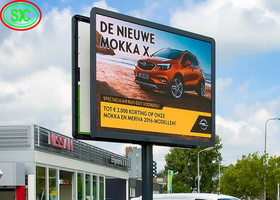 P6 P8 P10 Outdoor Advertising Waterdicht 960x960mm kast Vaste led-bord led commercieel reclame scherm
