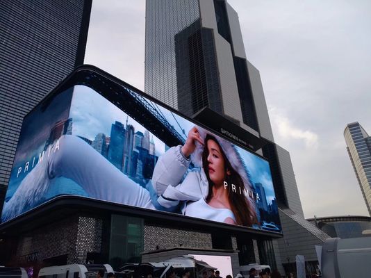Goede prijs Waterdicht P10 Outdoor Full Color Advertising Led Video Display 5000 cd / m2 Helderheid online
