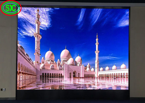 SMD P3.91 P4.81 Indoor Led Video Wall Background 500*1000mm Kasten podium led scherm