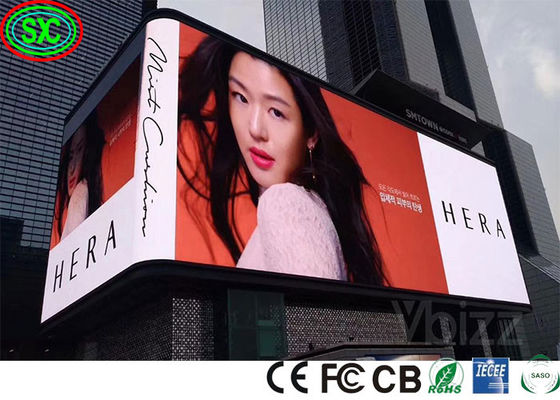 Full Color 6000cd/M2 10mm Pixel Advertising Led Panel SMD3535 led scherm buiten advertenties