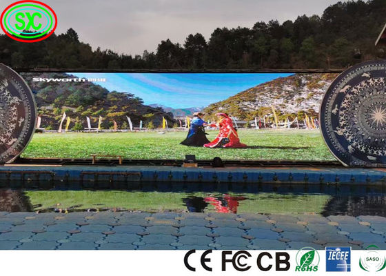 RGB 6000nits SMD3535 Outdoor Advertising Led-schermen P8 leidden commercieel reclamescherm