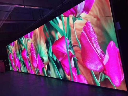 De binnen het kabinets Volledige Kleur van p4.81 500x500 mm leidde de Achtergrondhd Huur van het het Schermstadium