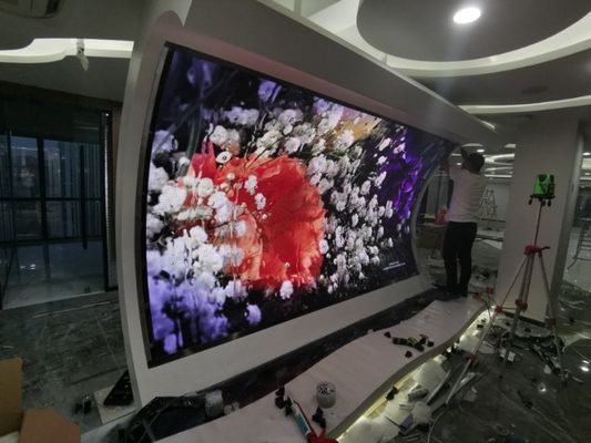 Goede prijs Stadium Achtergrond het LEIDENE Vertonings Grote Scherm P3 P3.9 P4.81, 500X500mm of 500x1000mm huurkabinet, 1920hz-vernieuwingsfrequentie online