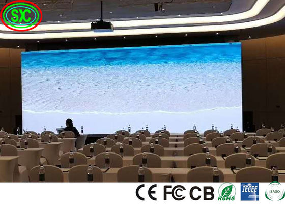 IP43 SMD2121 65410 Dots/Sqm Rental Led Display P3.91 1R1G1B Voor concert led display