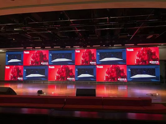 Goede prijs Het geleide Stadiumgordijn Als achtergrond, Hoog Helderheidsstadium leidde Videomuuri500x500mm kabinet, 5500 helderheid, Novasysteem online