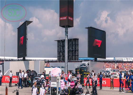 Goede prijs Van het Openlucht Volledige de Kleuren LEIDENE van HD P5 Smd grootte aanplakbord de steun aangepaste paneel online