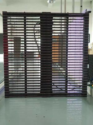 Goede prijs P3.91-7.82 Indoor Outdoor Full Color Transparent LED Screen Voor glazen gordijnwanden online