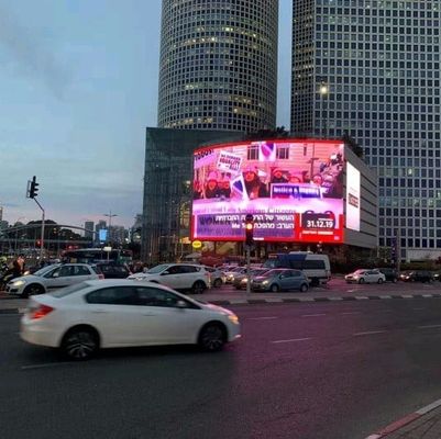 Leidde de Kingdigitals openlucht waterdichte P6 SMD3528 Geleide vertoning vaste installatie reclamemuur