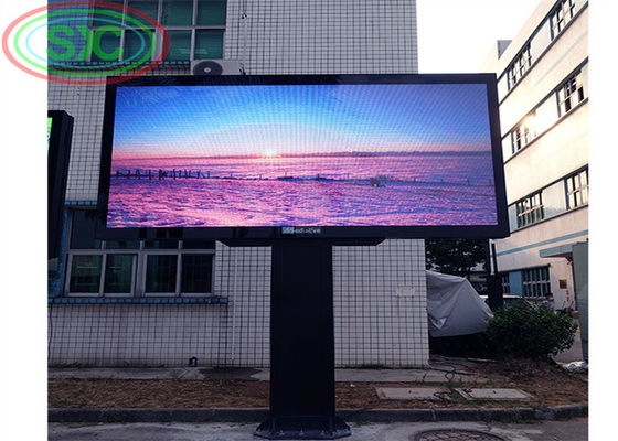 Goede prijs Waterdichte openluchtp10-LEIDEN aanplakbord met het eenvoudige kabinet van het ijzerstaal voor vaste installatie online