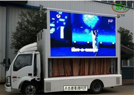 Goede prijs Het elektronische LEIDENE van de Reclame Mobiele Vrachtwagen Vertoningsp10 smd3535 1R1G1B helderdere geleide scherm online
