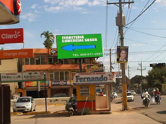 De openlucht geleide video draadloze vaste reus van de muur openlucht 960x960mm P5 P6 P8 P10 adverterende douane leidde vertoning