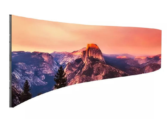 de 1000*500mm Geleide Gebogen Achtergrond van het het Schermstadium van de het Scherm Volledige Kleur P3.91 Binnen Geleide