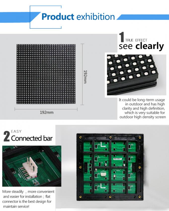 SMD P6 Outdoor Advertising Led Display Board Vaste installatie 4