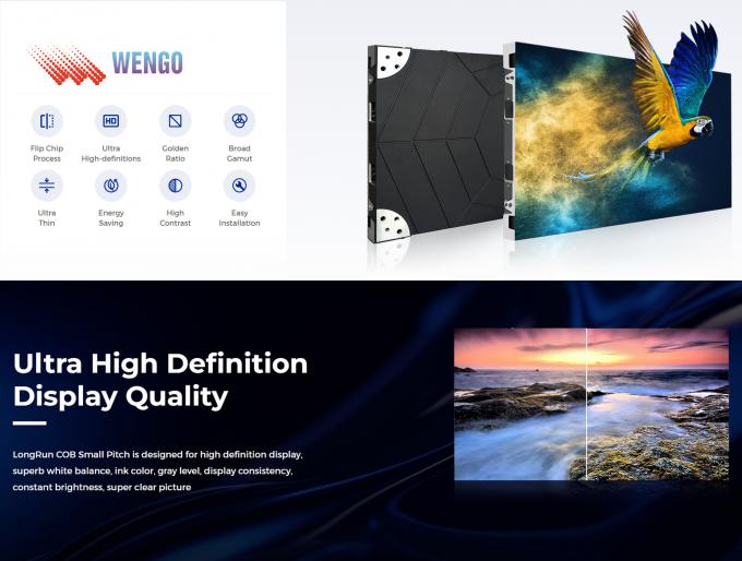 Nova Star Control System 600*337.5mm Gietgegooid Aluminium LED-scherm met kleine afstand voor reclame P0.9 P1.25 P1.56 16 9 2