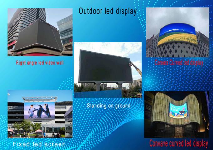 Buiten waterdicht P6 P8 P10 Vaste advertentie Video scherm SMD LED display Billboard Buiten huis advertentie 0