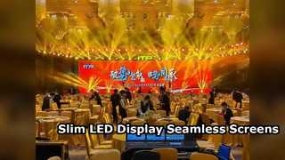 Slank LED-display: snelle vergrendeling, naadloze schermen